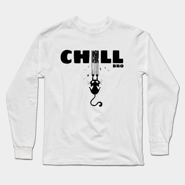 Chill Bro - anti stress Long Sleeve T-Shirt by Snouleaf